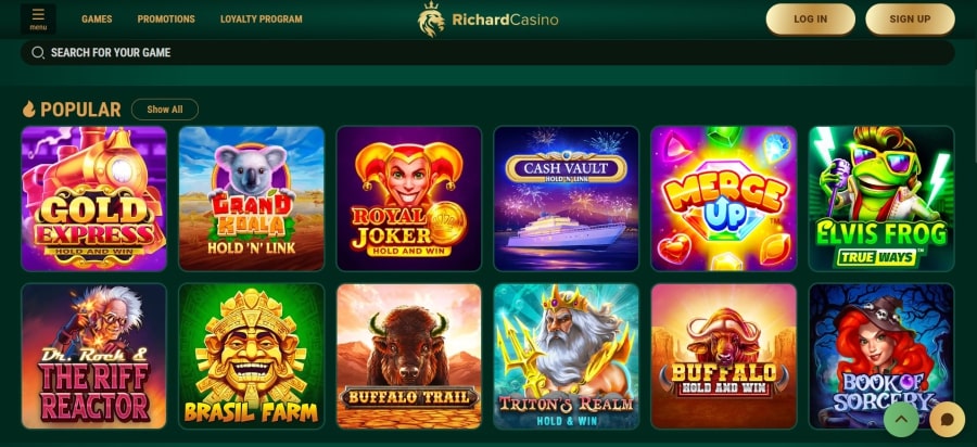 richard casino slots